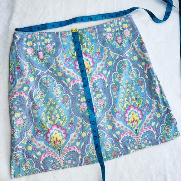 EP Pro Golf Skort Vintage Bridgerton Style Floral Print Mini Skort 10 Large - Picture 12 of 13